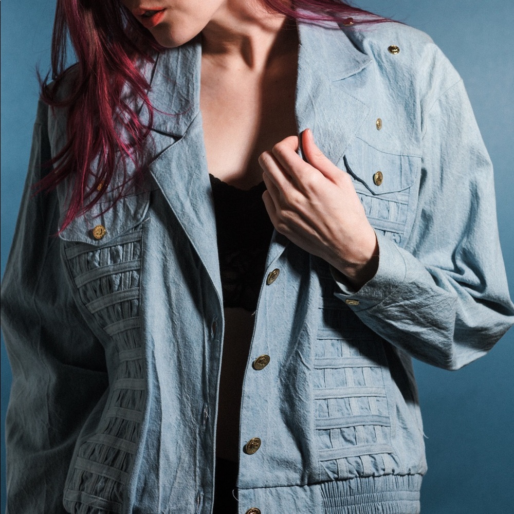 Peter Popovitch Denim Blazer